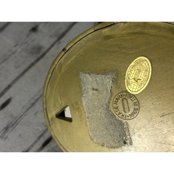 VTG Pair Italian Art Print Oval Frame Action Pink Green Handcraft Italy Florence - Picture 7 of 11